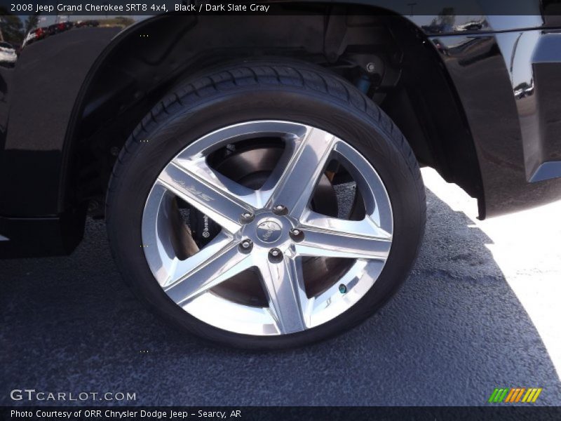 Black / Dark Slate Gray 2008 Jeep Grand Cherokee SRT8 4x4