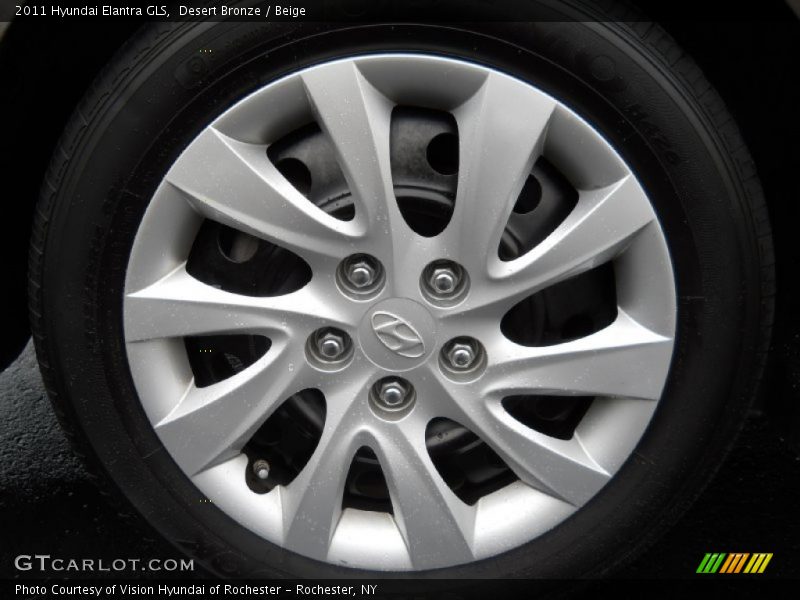Desert Bronze / Beige 2011 Hyundai Elantra GLS