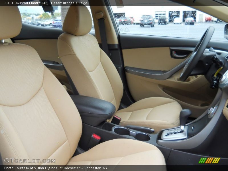 Desert Bronze / Beige 2011 Hyundai Elantra GLS
