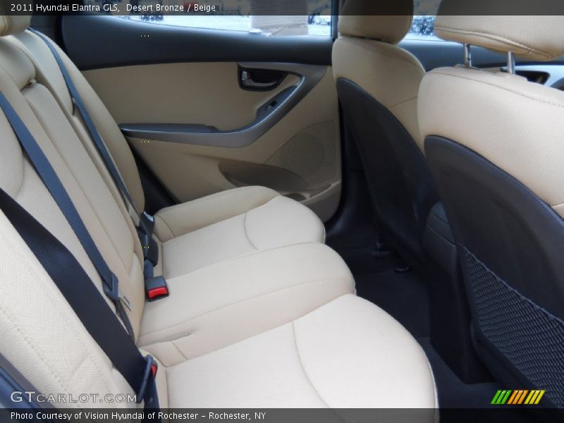 Desert Bronze / Beige 2011 Hyundai Elantra GLS