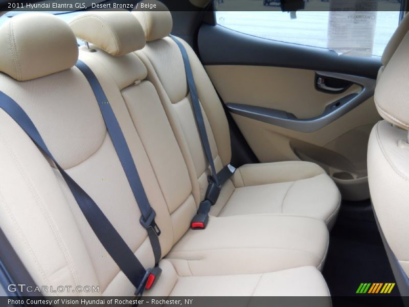 Desert Bronze / Beige 2011 Hyundai Elantra GLS