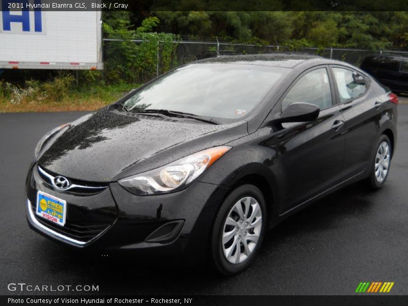 Black / Gray 2011 Hyundai Elantra GLS