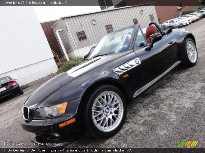 Jet Black / Red 1998 BMW Z3 2.8 Roadster