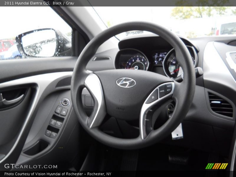 Black / Gray 2011 Hyundai Elantra GLS