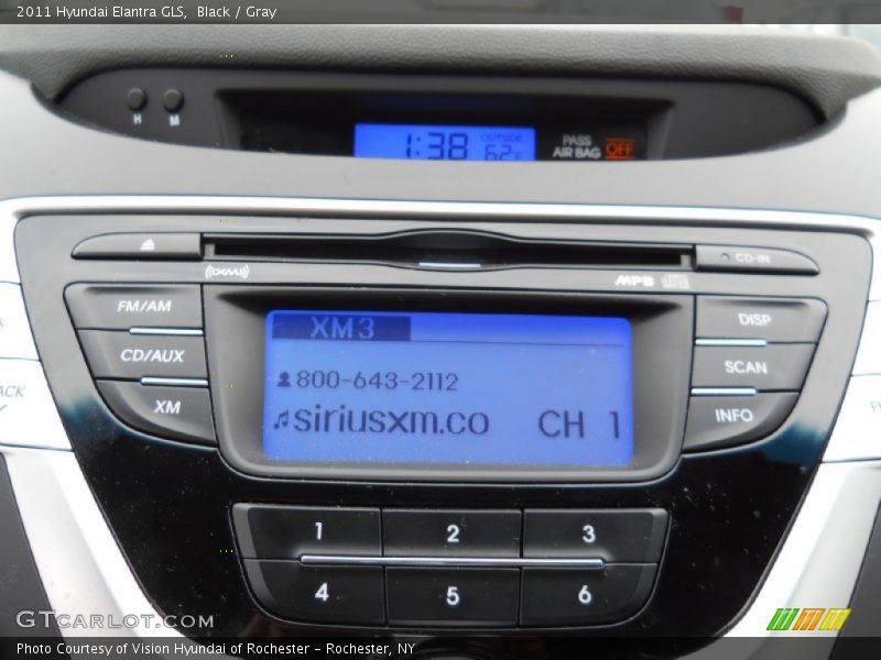 Black / Gray 2011 Hyundai Elantra GLS