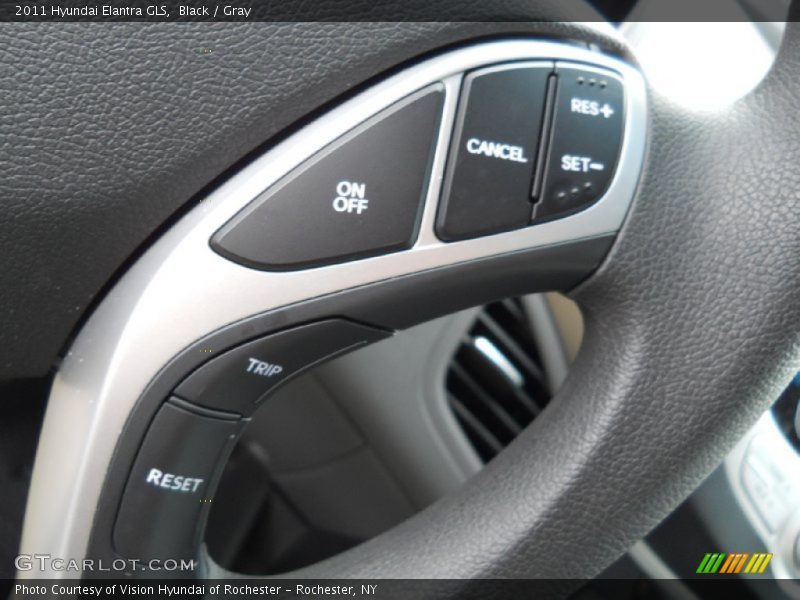 Black / Gray 2011 Hyundai Elantra GLS