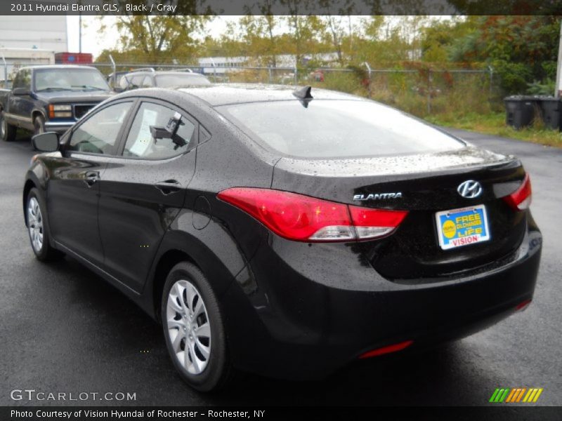 Black / Gray 2011 Hyundai Elantra GLS