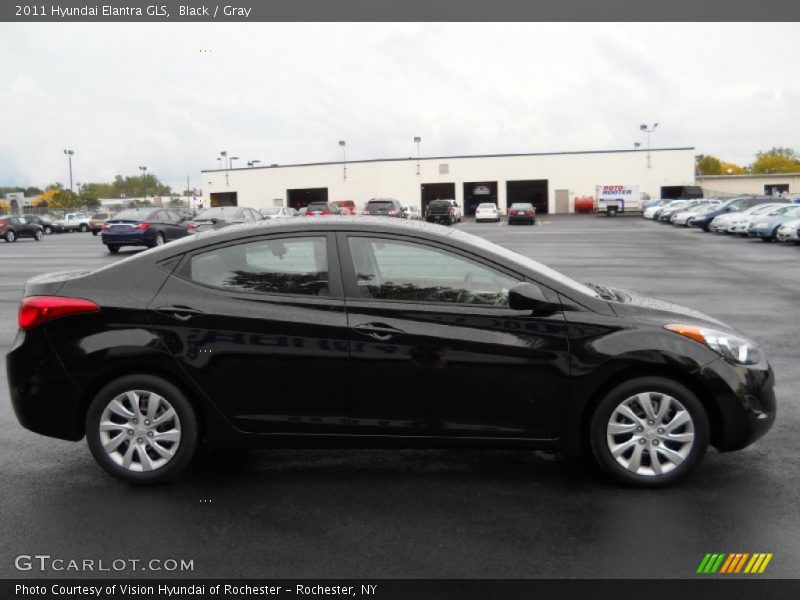 Black / Gray 2011 Hyundai Elantra GLS