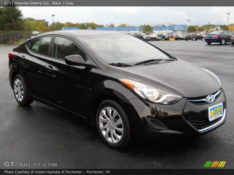 Black / Gray 2011 Hyundai Elantra GLS