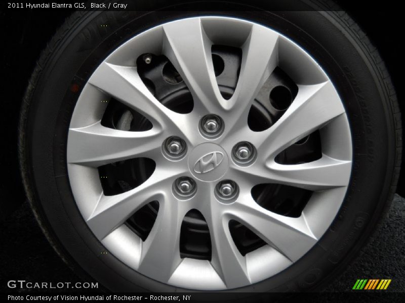 Black / Gray 2011 Hyundai Elantra GLS