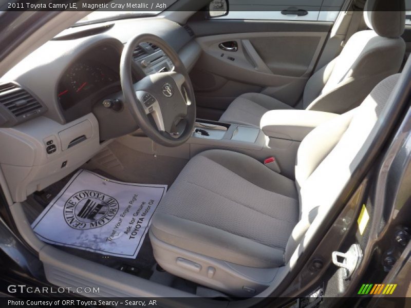 Magnetic Gray Metallic / Ash 2011 Toyota Camry LE