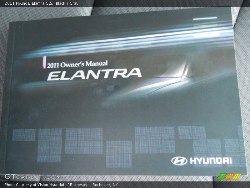 Black / Gray 2011 Hyundai Elantra GLS
