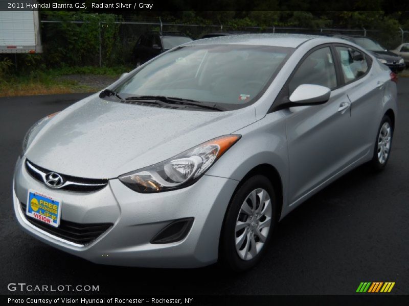 Radiant Silver / Gray 2011 Hyundai Elantra GLS