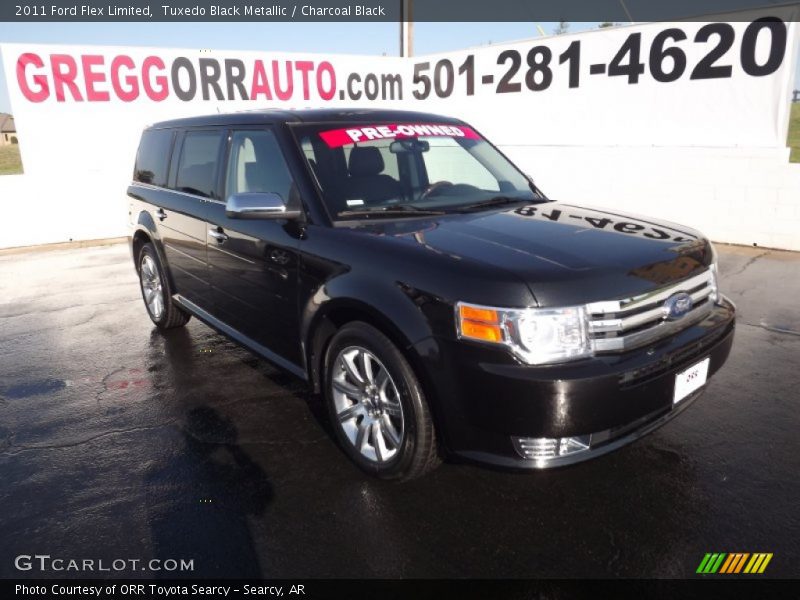 Tuxedo Black Metallic / Charcoal Black 2011 Ford Flex Limited