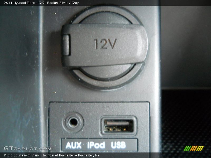 Radiant Silver / Gray 2011 Hyundai Elantra GLS