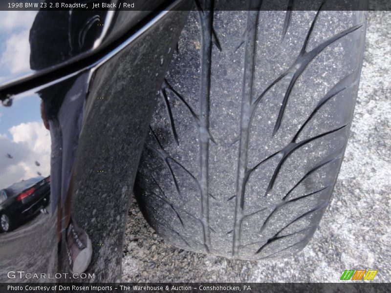 Jet Black / Red 1998 BMW Z3 2.8 Roadster