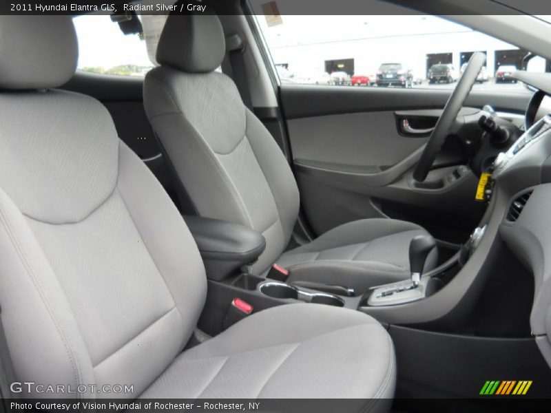 Radiant Silver / Gray 2011 Hyundai Elantra GLS