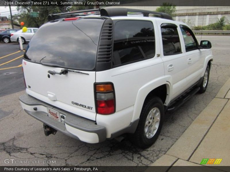Summit White / Gray/Dark Charcoal 2004 Chevrolet Tahoe Z71 4x4