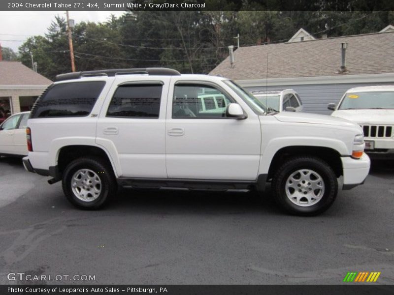 Summit White / Gray/Dark Charcoal 2004 Chevrolet Tahoe Z71 4x4
