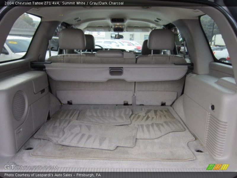 Summit White / Gray/Dark Charcoal 2004 Chevrolet Tahoe Z71 4x4
