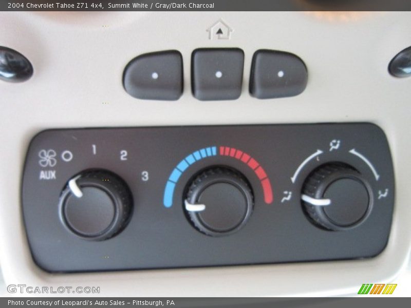 Summit White / Gray/Dark Charcoal 2004 Chevrolet Tahoe Z71 4x4