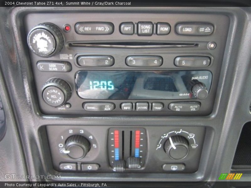 Summit White / Gray/Dark Charcoal 2004 Chevrolet Tahoe Z71 4x4
