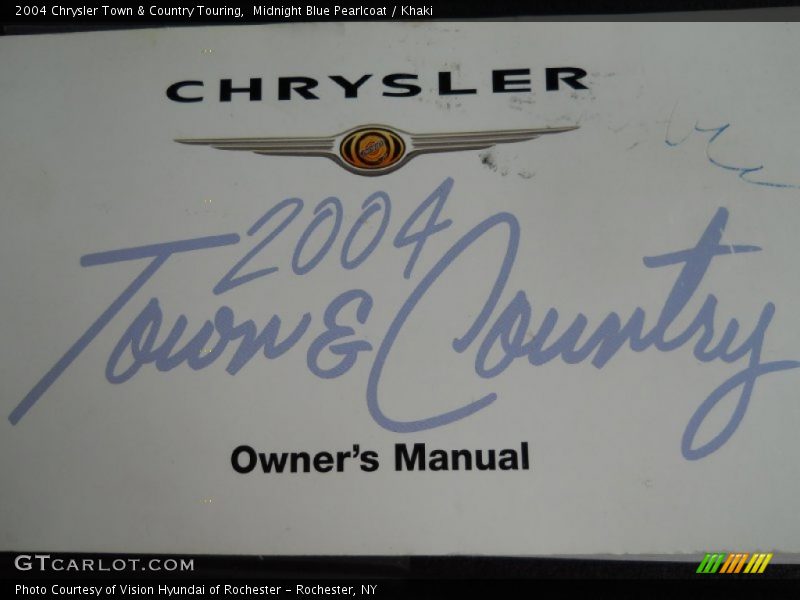 Books/Manuals of 2004 Town & Country Touring