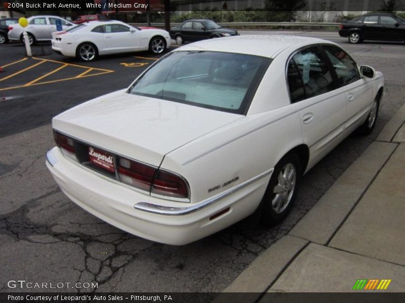 White / Medium Gray 2004 Buick Park Avenue
