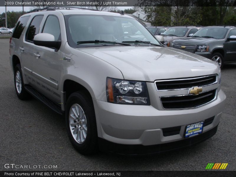 Silver Birch Metallic / Light Titanium 2009 Chevrolet Tahoe Hybrid 4x4