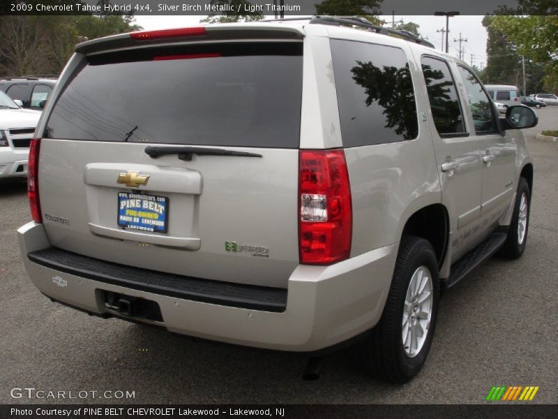 Silver Birch Metallic / Light Titanium 2009 Chevrolet Tahoe Hybrid 4x4