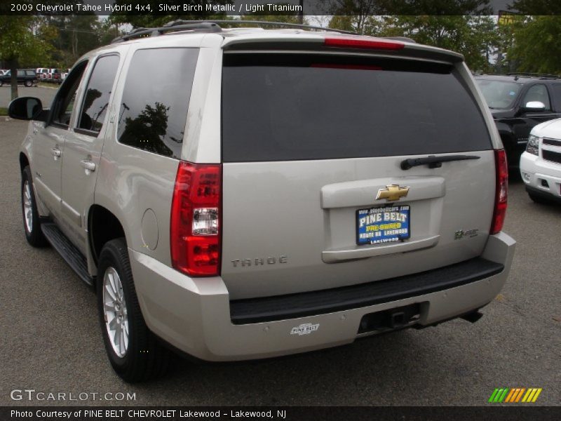 Silver Birch Metallic / Light Titanium 2009 Chevrolet Tahoe Hybrid 4x4
