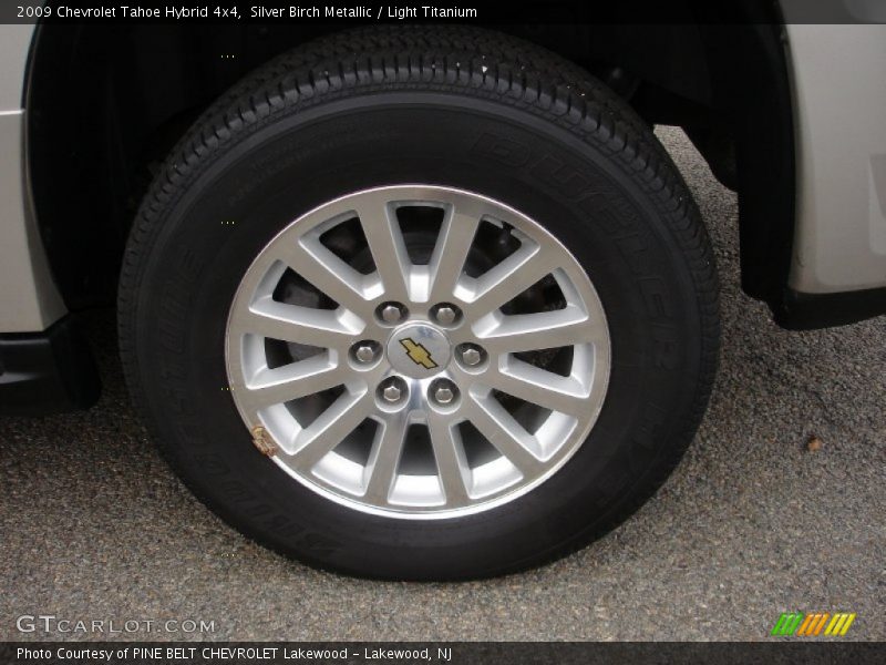 Silver Birch Metallic / Light Titanium 2009 Chevrolet Tahoe Hybrid 4x4