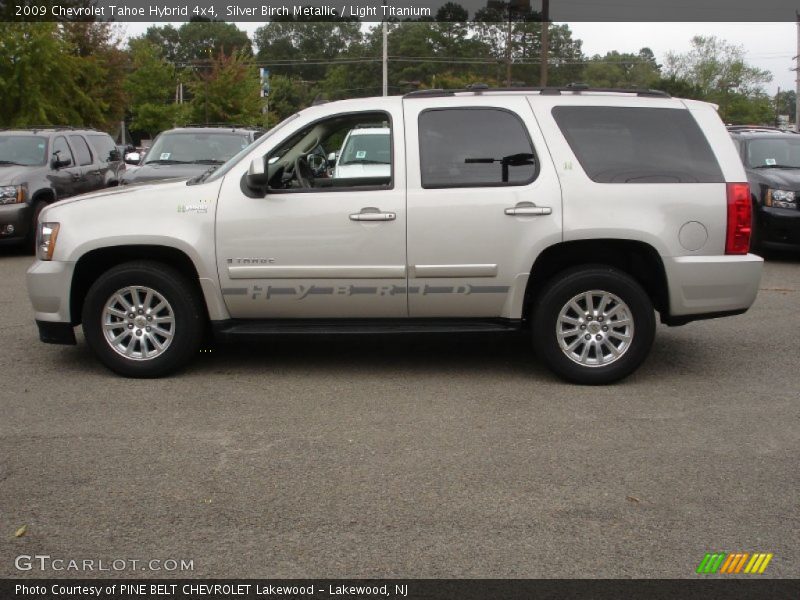 Silver Birch Metallic / Light Titanium 2009 Chevrolet Tahoe Hybrid 4x4