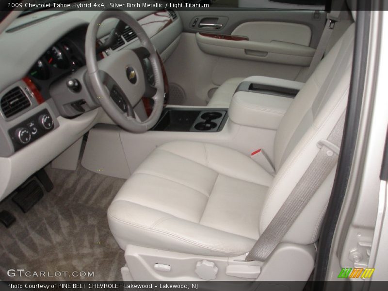 Silver Birch Metallic / Light Titanium 2009 Chevrolet Tahoe Hybrid 4x4