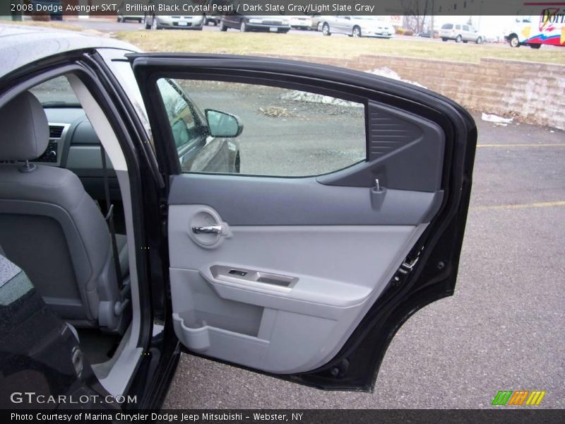 Brilliant Black Crystal Pearl / Dark Slate Gray/Light Slate Gray 2008 Dodge Avenger SXT