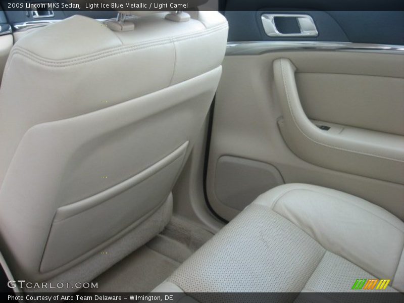 Light Ice Blue Metallic / Light Camel 2009 Lincoln MKS Sedan