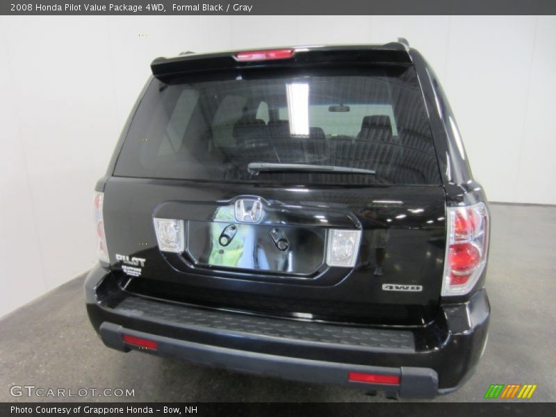 Formal Black / Gray 2008 Honda Pilot Value Package 4WD