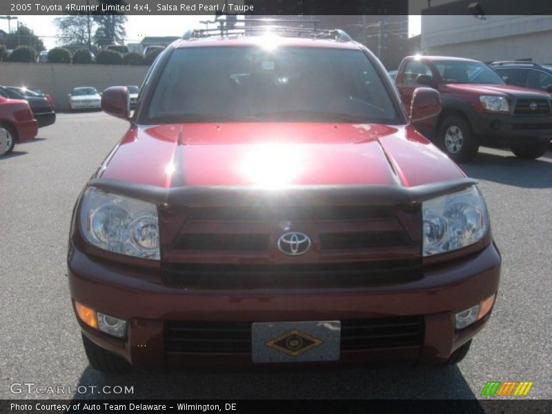 Salsa Red Pearl / Taupe 2005 Toyota 4Runner Limited 4x4