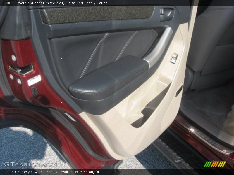 Salsa Red Pearl / Taupe 2005 Toyota 4Runner Limited 4x4