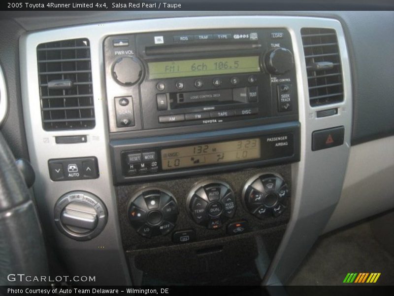 Salsa Red Pearl / Taupe 2005 Toyota 4Runner Limited 4x4