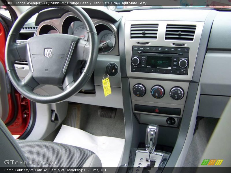 Sunburst Orange Pearl / Dark Slate Gray/Light Slate Gray 2008 Dodge Avenger SXT