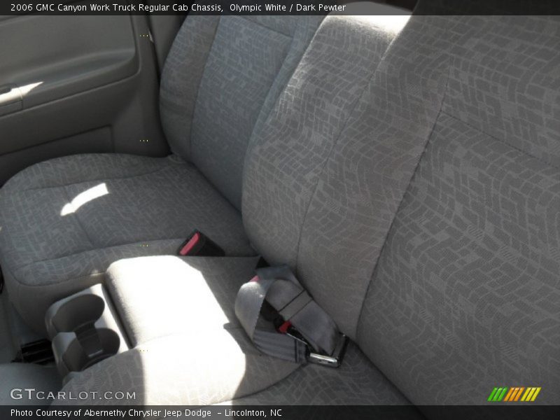 Olympic White / Dark Pewter 2006 GMC Canyon Work Truck Regular Cab Chassis