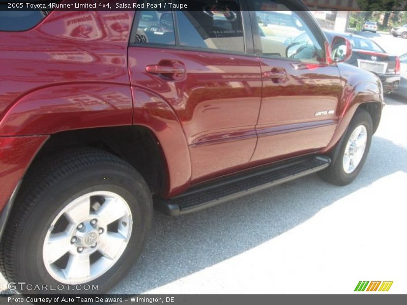 Salsa Red Pearl / Taupe 2005 Toyota 4Runner Limited 4x4