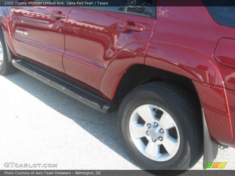 Salsa Red Pearl / Taupe 2005 Toyota 4Runner Limited 4x4