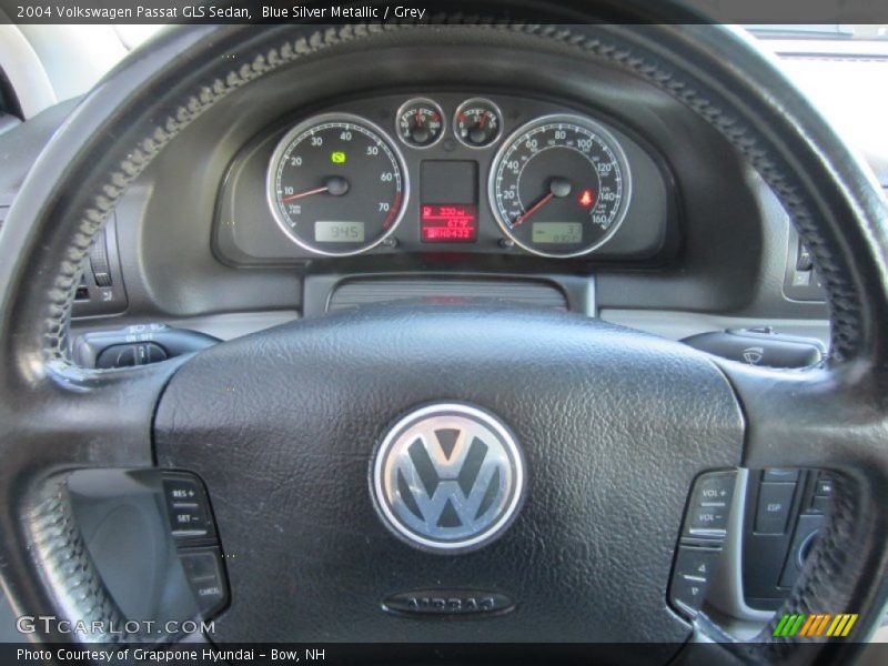 Blue Silver Metallic / Grey 2004 Volkswagen Passat GLS Sedan