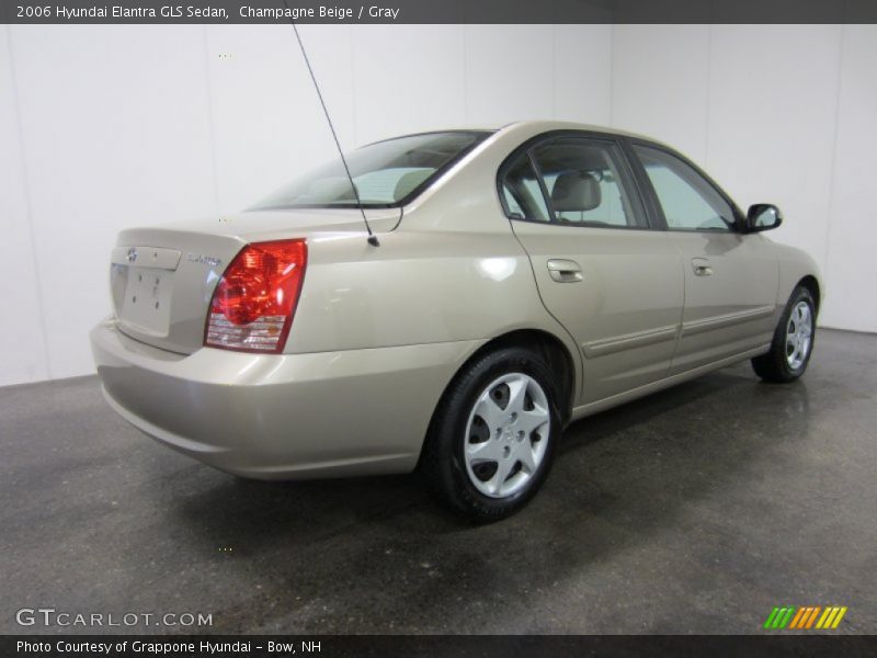 Champagne Beige / Gray 2006 Hyundai Elantra GLS Sedan