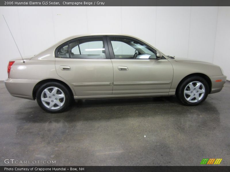 Champagne Beige / Gray 2006 Hyundai Elantra GLS Sedan