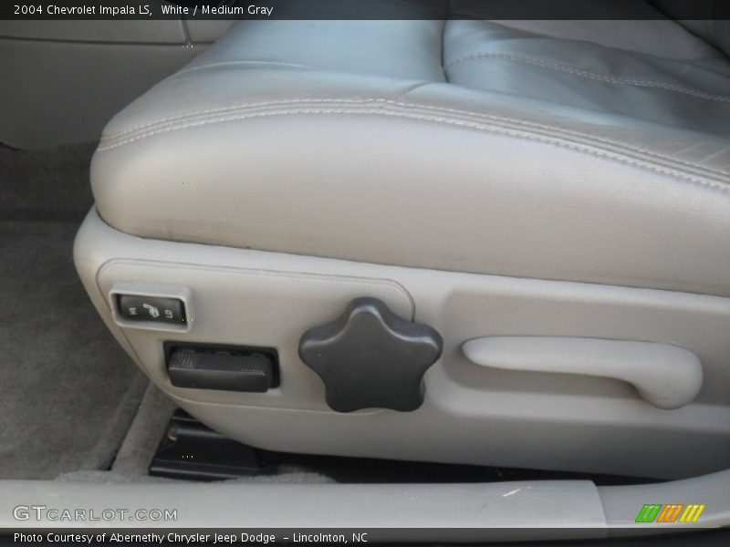White / Medium Gray 2004 Chevrolet Impala LS