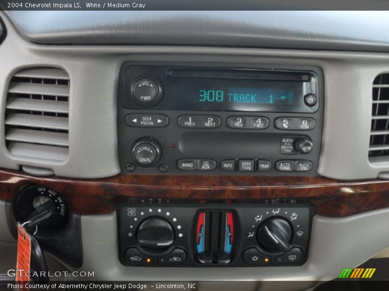 White / Medium Gray 2004 Chevrolet Impala LS