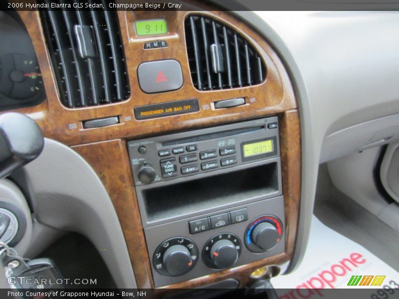 Champagne Beige / Gray 2006 Hyundai Elantra GLS Sedan